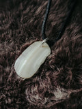 21" Small Smooth Sea Shell Pendant Necklace